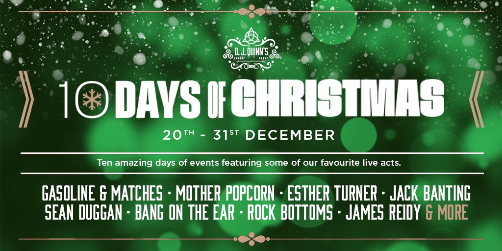 Celebrate all things Festive at D.J. Quinn’s 10 Days of Christmas