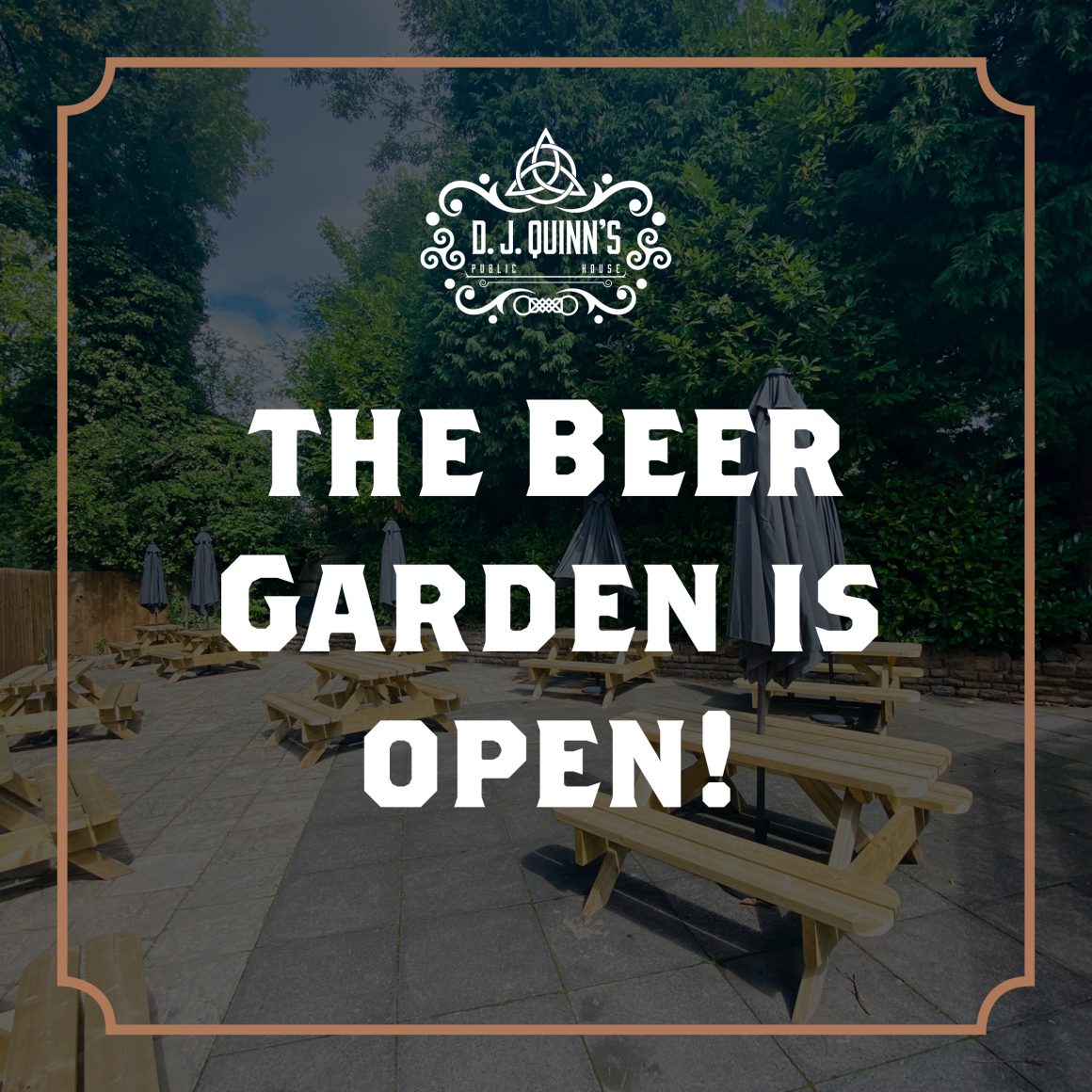 The Beer Garden Is Open!